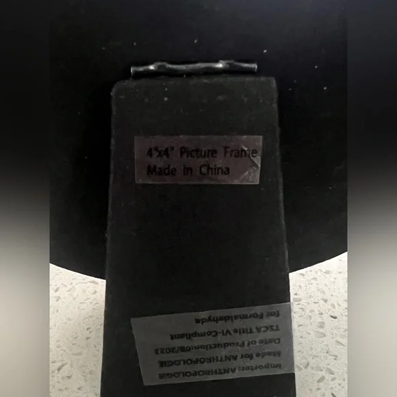 Anthropologie Claudette Text Stoneware Picture Frame - Picture 6 of 7